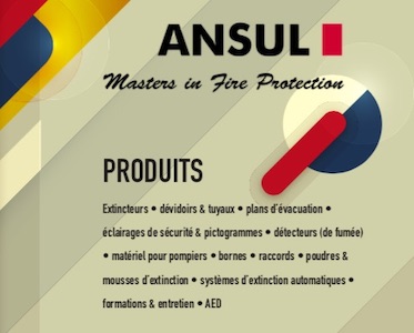 Ansul biedt nieuwe folders aan over producten en diensten & onderhoud